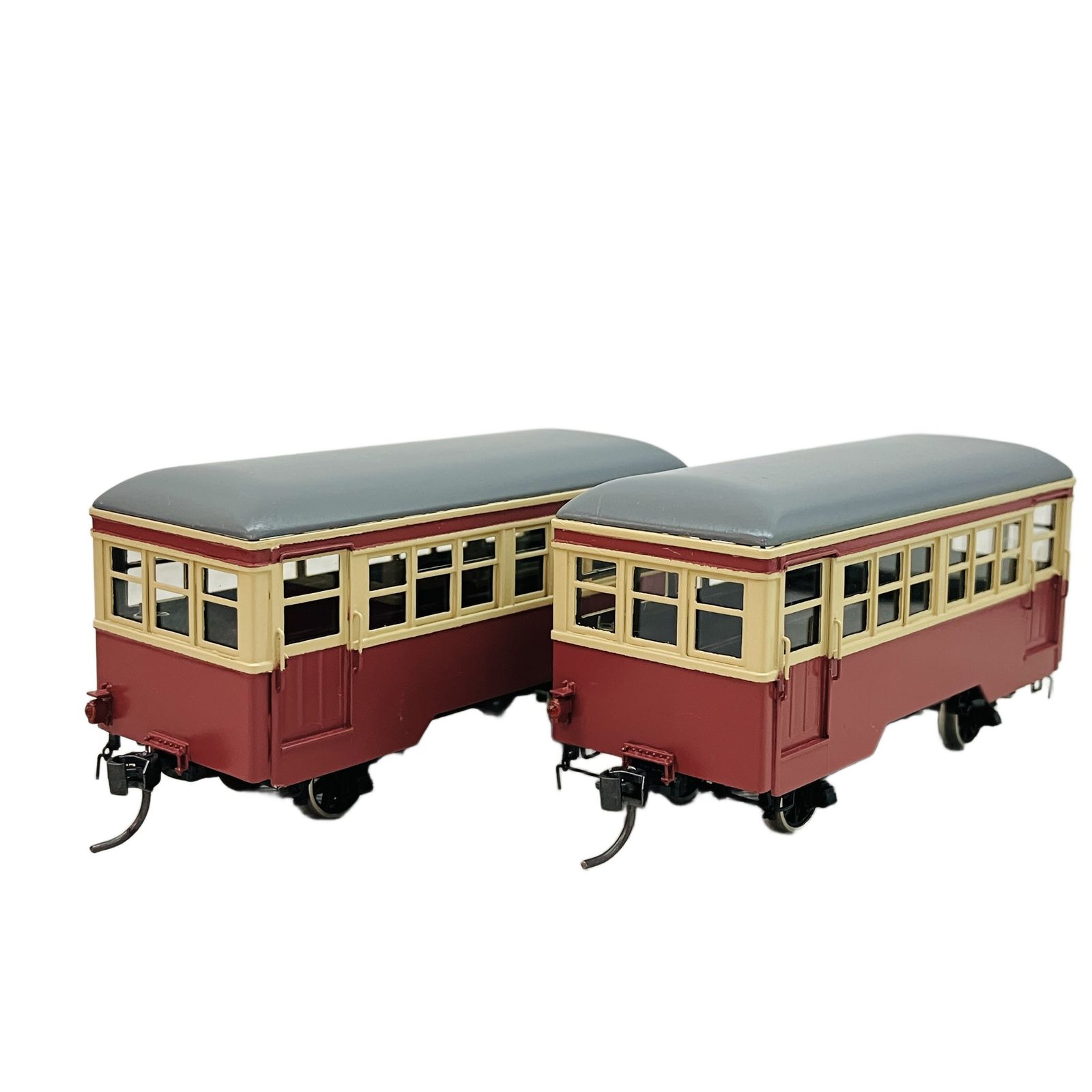 ムサシノモデル 鉄道模型 HOゲージ 銚子電鉄 ハフ1 ハフ2 2両セット 組立済