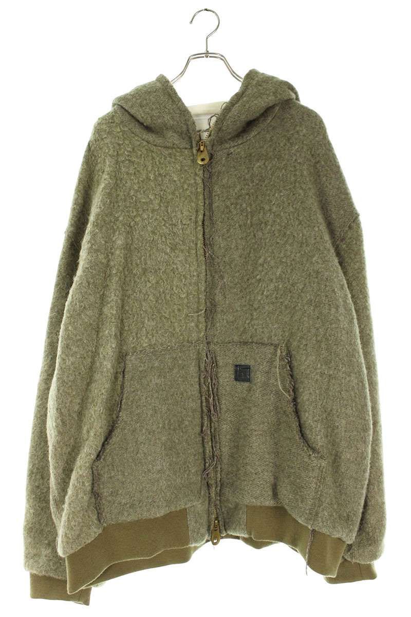 グレートランド NETHERLANDS HOODIE ウールジップアップフーデッドブルゾン メンズ L