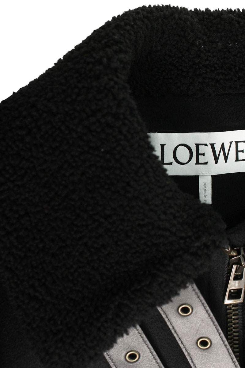 ロエベ ボア ウールジャケットブルゾン メンズ 44