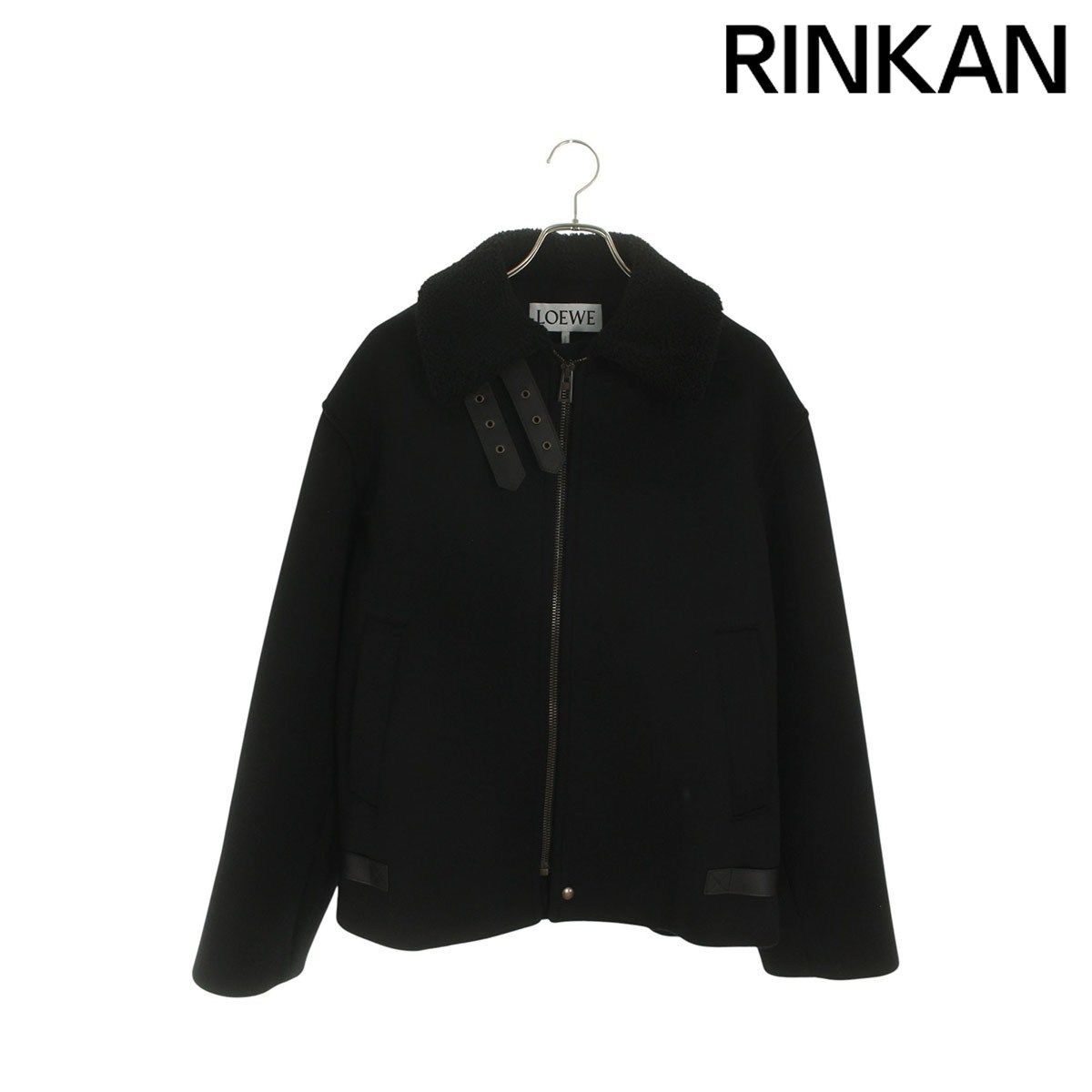 ロエベ ボア ウールジャケットブルゾン メンズ 44