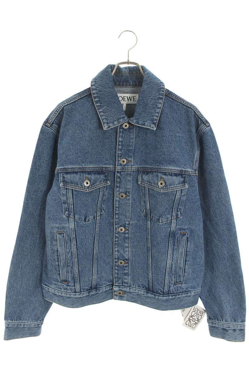 ロエベ デニムジャケット 48 アナグラム 超美品 ロエベ H526Y50W41 アナグラム刺繍デニムジャケット メンズ 48 - メルカリ