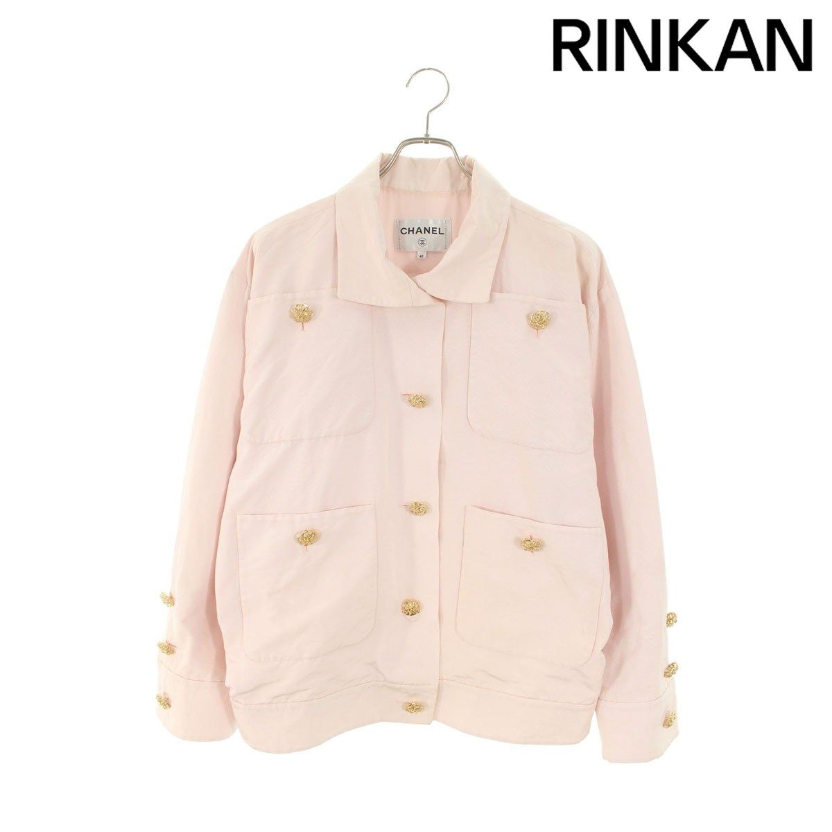 シャネル ココマークボタンコットンブルゾン メンズ 40