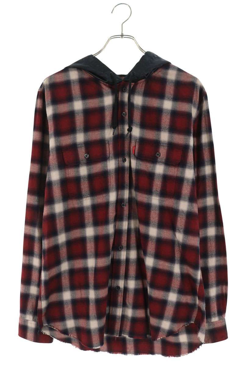 シュプリーム ×アンダーカバー 15 SS Satin Hooded Shirt ブルゾン メンズ M