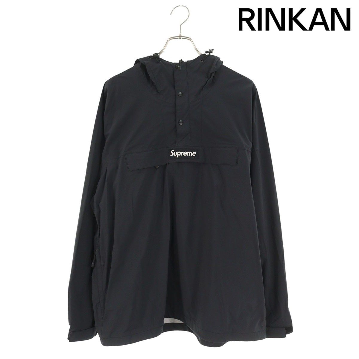 シュプリーム 17 SS Taped Seam Anorak ボックスロゴナイロンアノラックブルゾン メンズ L