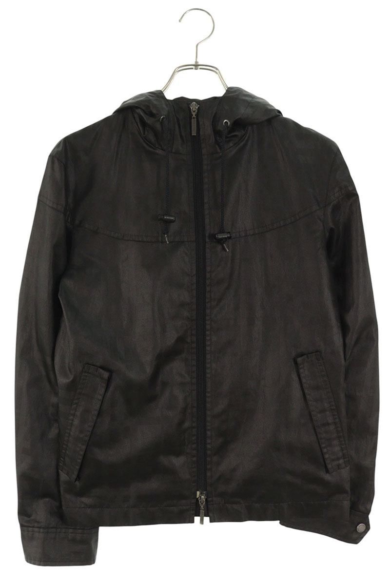 バーバリーブラックレーベル BMP 32-818-09 チェック柄ダブルジップブルゾン メンズ M