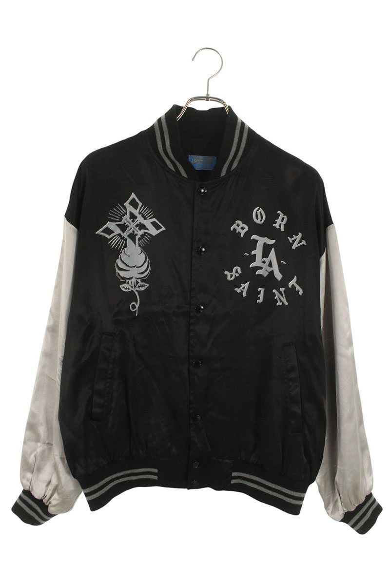 セントマイケル 24 SS SM-YS 8-0000-C 12 BR SATINサテンスカジャンブルゾン メンズ S