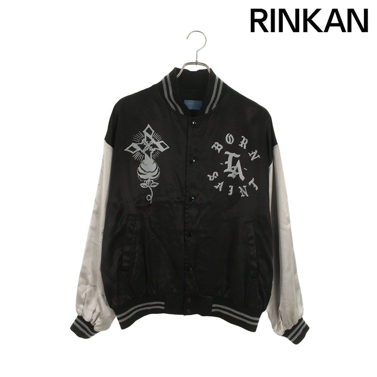 セントマイケル 24 SS SM-YS 8-0000-C 12 BR SATINサテンスカジャンブルゾン メンズ S