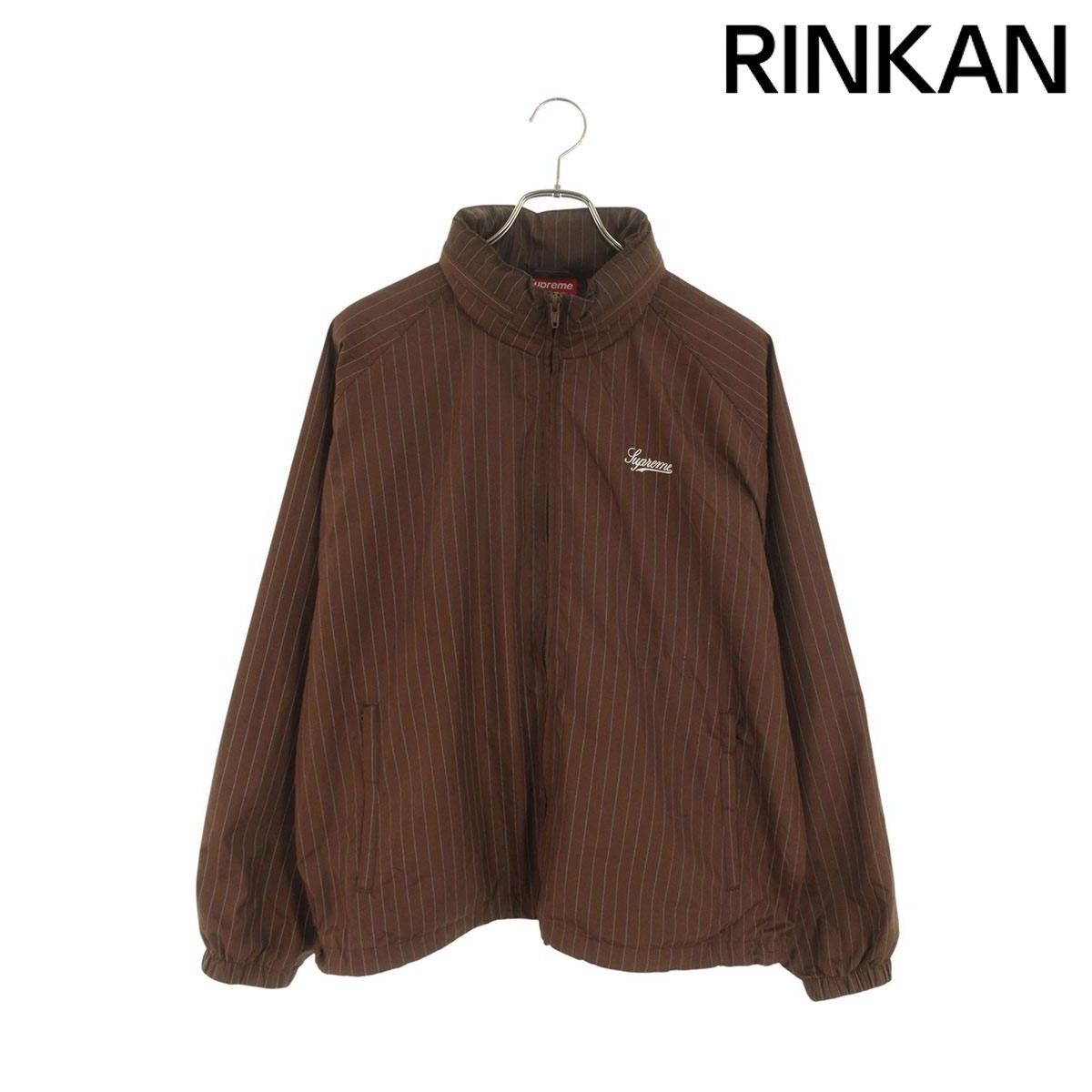 シュプリーム 24 AW Reflective Pinstripe Track Jacket リフレクティブピンストライプトラックブルゾン メンズ M