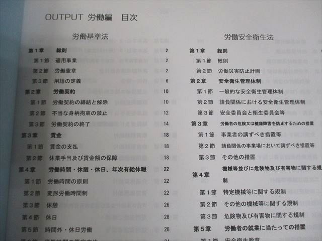 山川社労士予備校 社会保険労務士 社労士 新・合格講座 OUTPUTテキスト