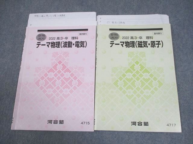 物理 河合塾 テキスト 河合塾 高2 特別選抜物理 テキスト 状態良 2023