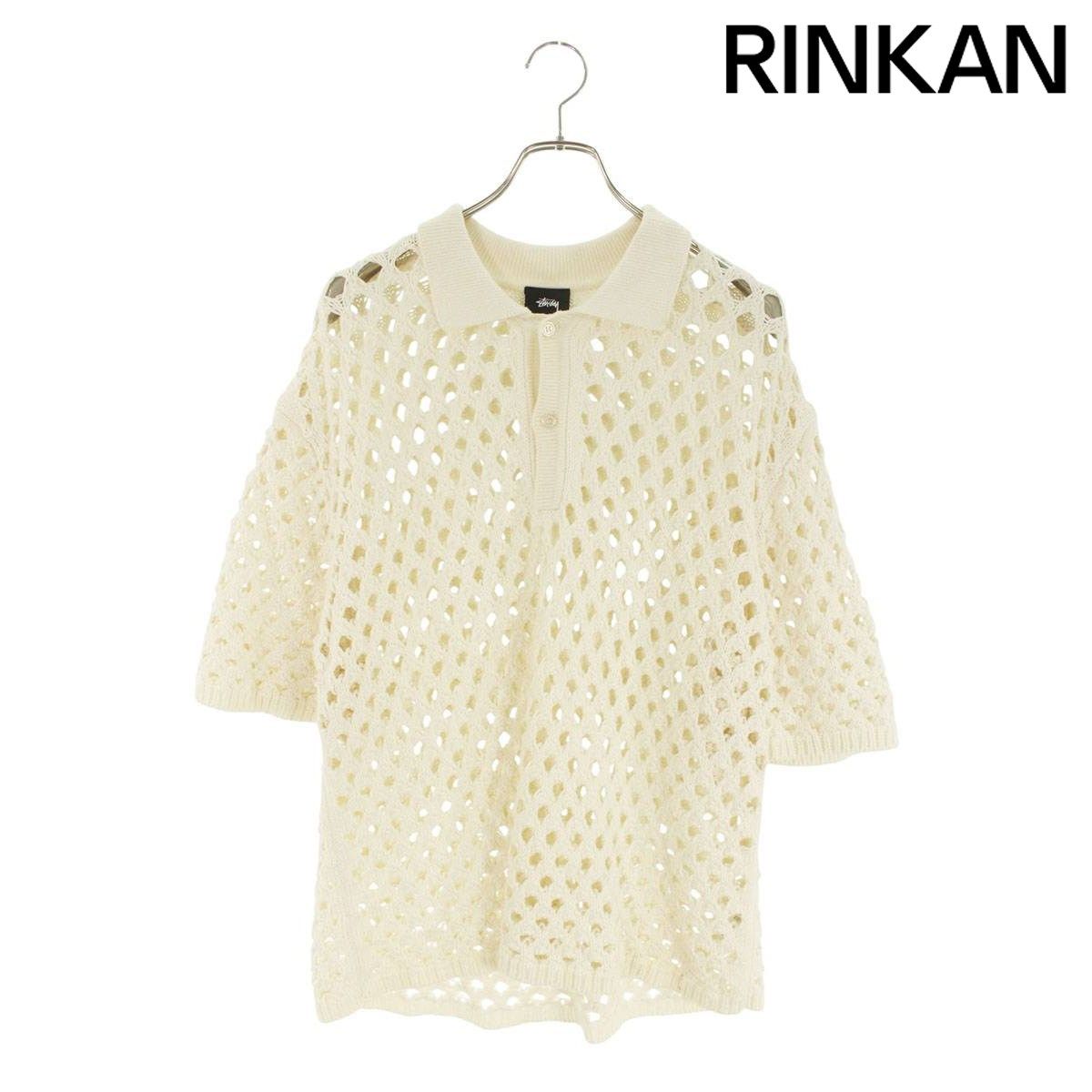 ステューシー 117178 メッシュポロ半袖シャツ メンズ L