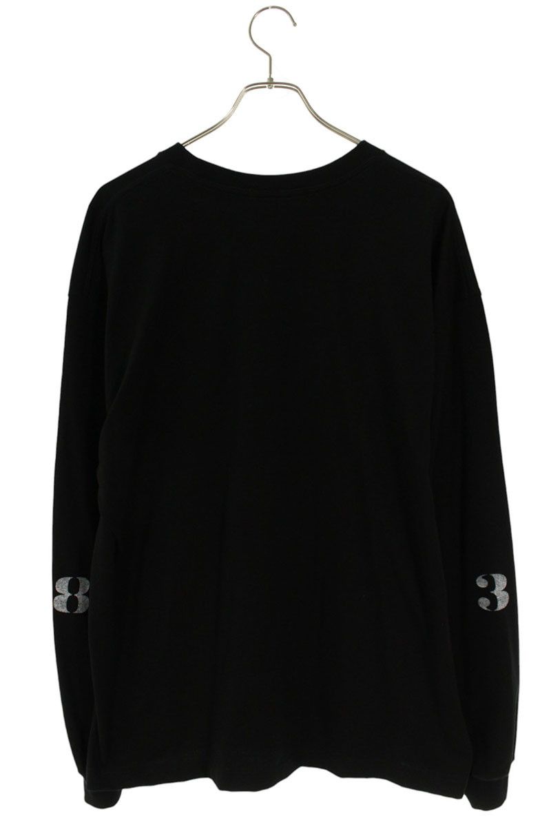 GOD SELECT プリント長袖カットソー ブラック ゴッドセレクショントリプルエックス 38プリント長袖カットソー メンズ