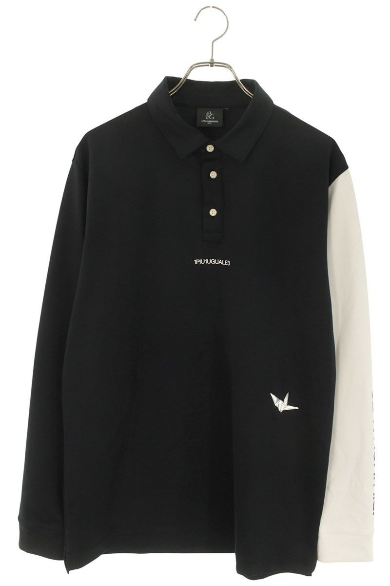 ウノピュウノウグァーレトレ GDT007 GOLFバイカラーロゴポロ長袖