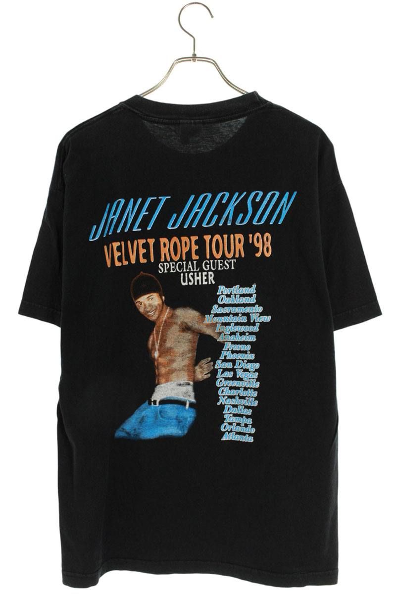 1998 janet jackson tour Tshirt usa製 ヴィンテージ 1998 Janet Jackson The Velvet Rope Tour Tシャツ
