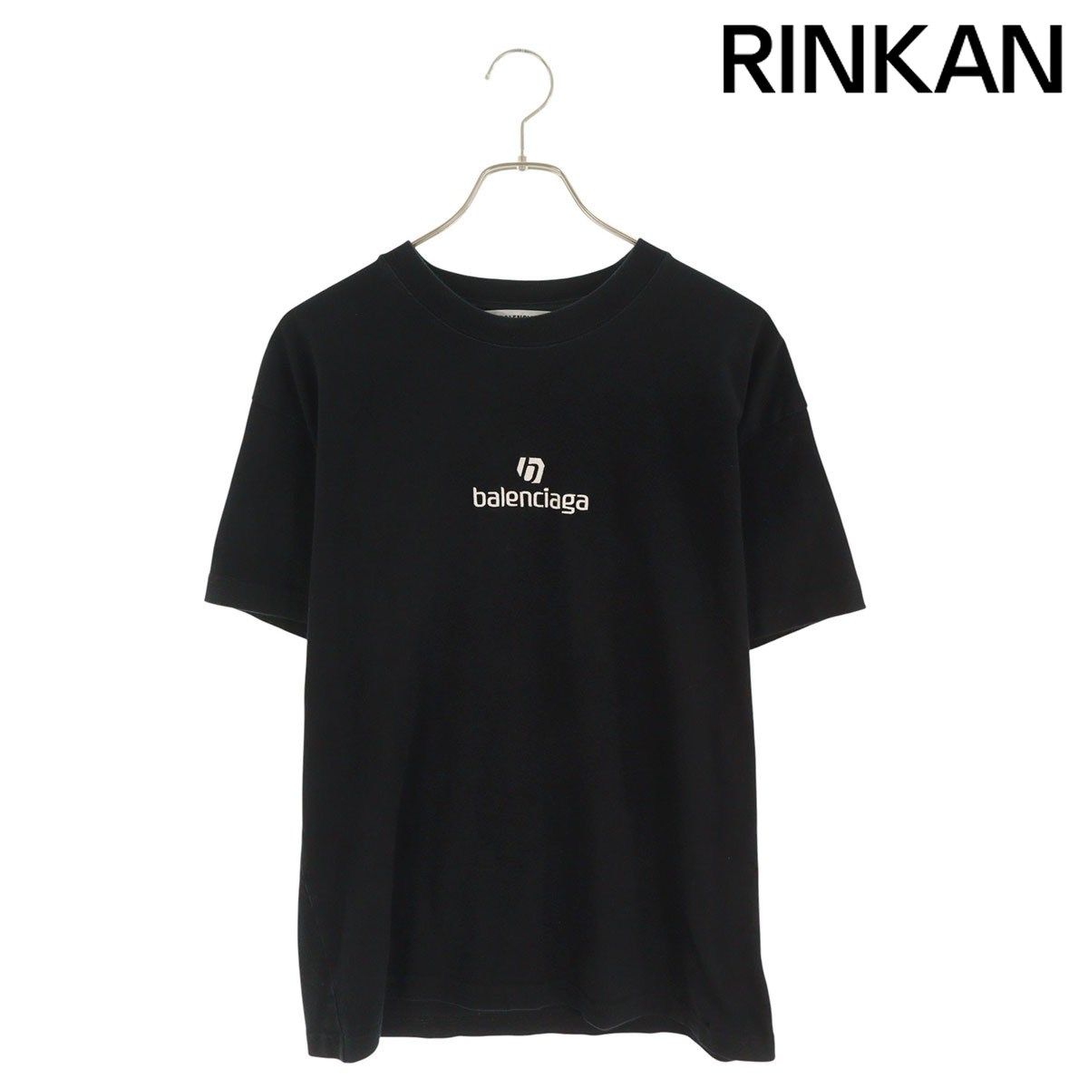 バレンシアガ 612965 TJVD9 ロゴ刺繍Tシャツ メンズ M - メルカリ