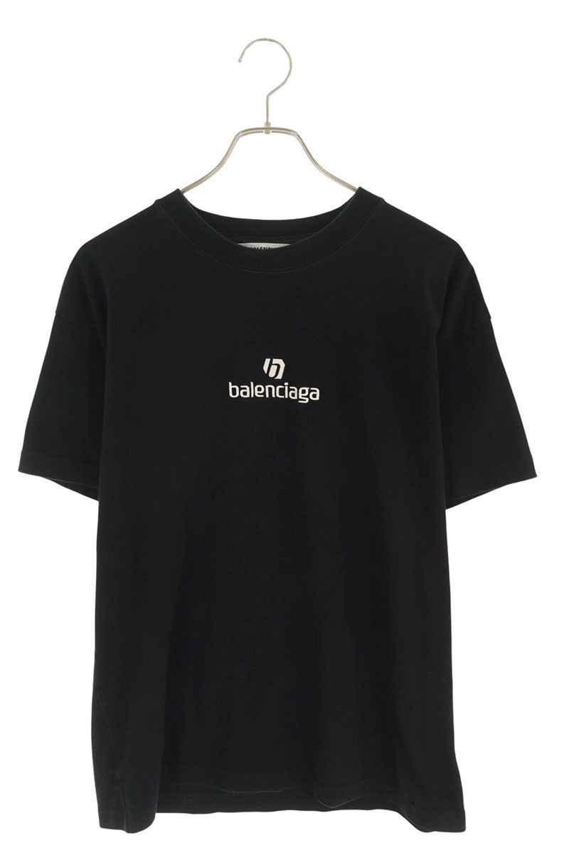 バレンシアガ 612965 TJVD9 ロゴ刺繍Tシャツ メンズ M - メルカリ