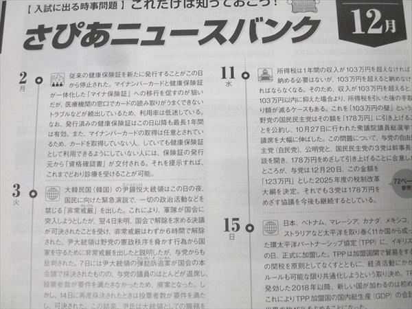 SAPIX サピックス 受験ライフをサポートする進学情報誌 さぴあ 2025年2