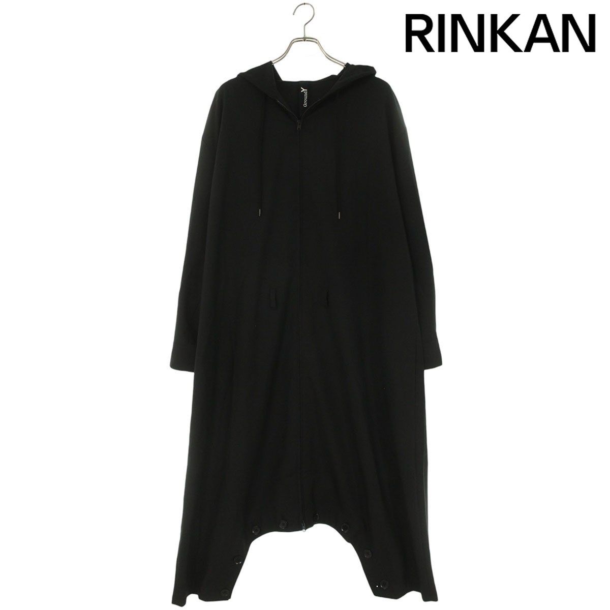 グランドワイ 21 SS GT-D 01-100 T W Gabardine Inseam Buttons Overalls フーデッドオーバーオール メンズ 3