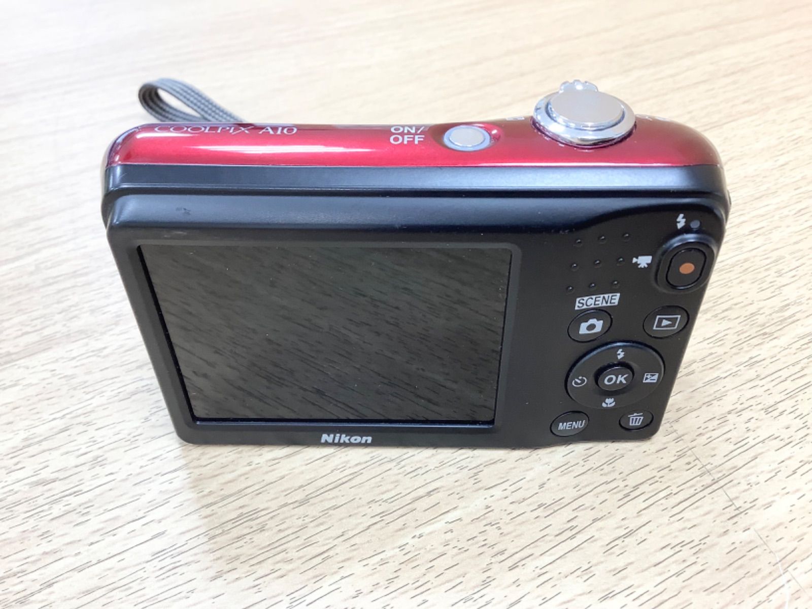 D1804Nikonニコン COOLPIX A10 赤 ジャンク - メルカリ