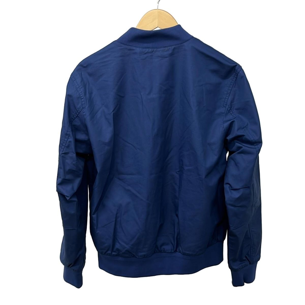 Lacoste(ラコステ) ブルゾン サイズ48 L メンズ - ブルー×レッド 長袖