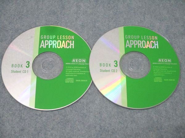 語学・辞書・学習参考書 AEON イーオン AEON GROUP LESSON APPROACH BOOK(1)～(3) 英語教材セット