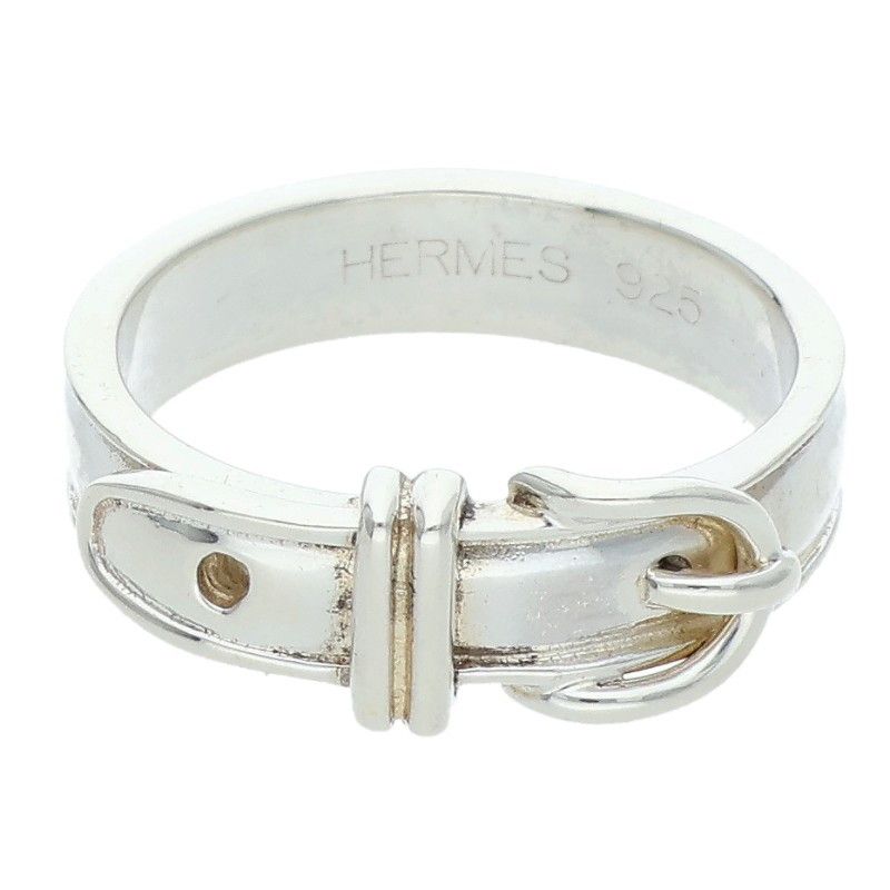 エルメス BOUCLE SELLIER RING シルバーリング メンズ 54 14号