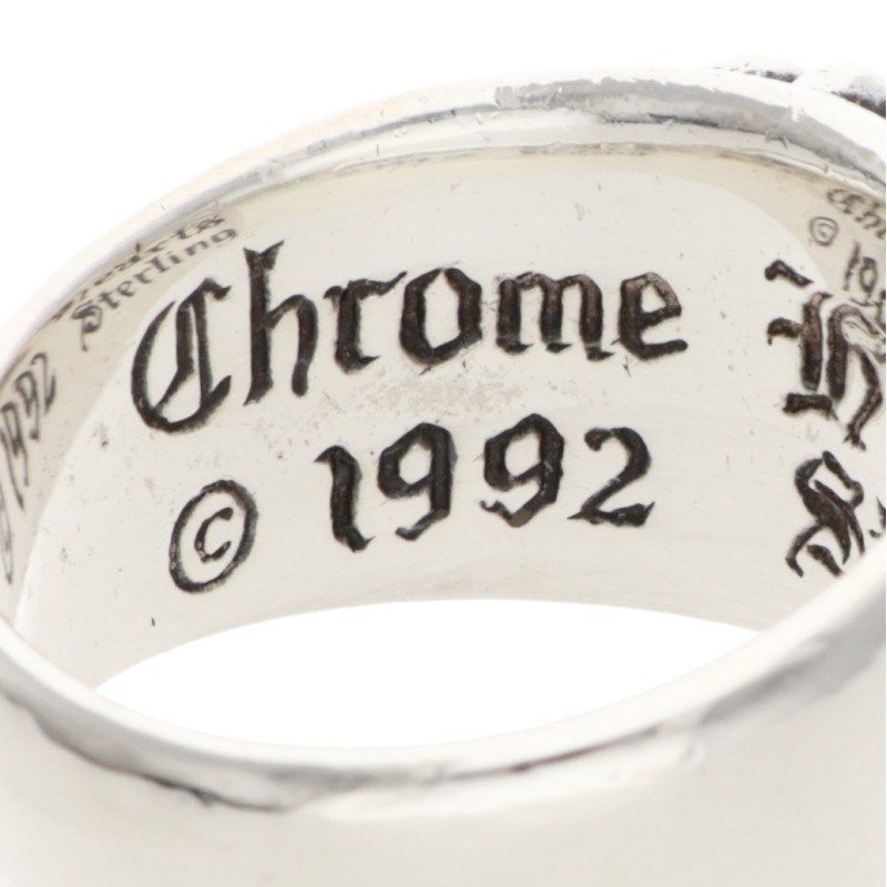 クロムハーツ FLRL CRS フローラルクロス シルバーリング メンズ 22号 リング 指輪 アクセサリー メンズ