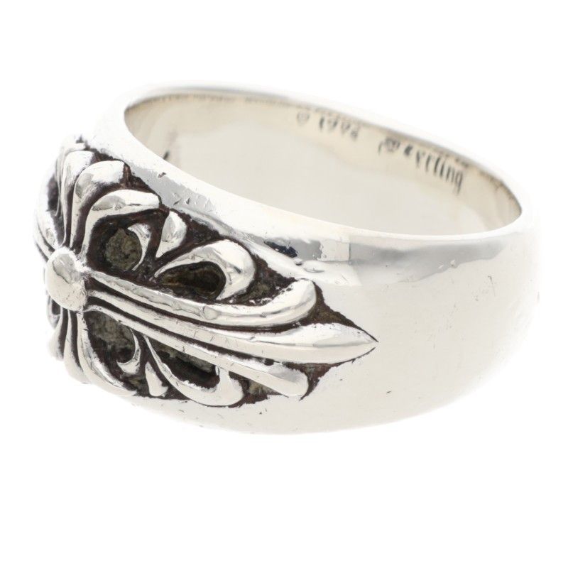 フローラルクロス シルバーリング