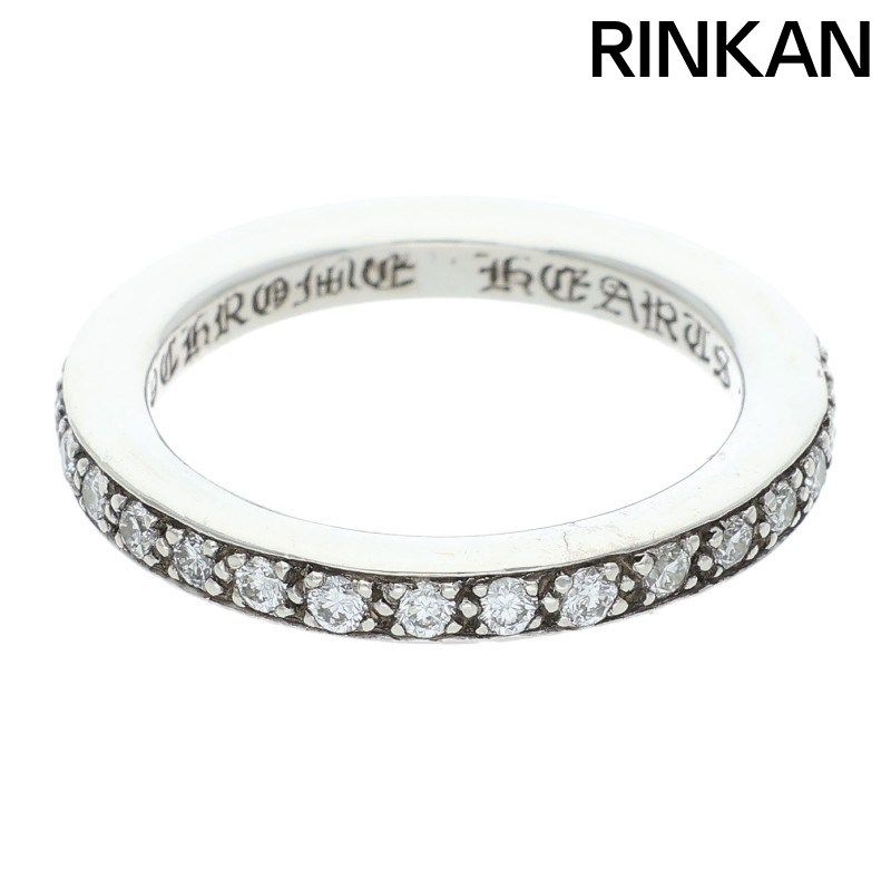 クロムハーツ TFL PAVEダイヤ シルバーリング メンズ 14号