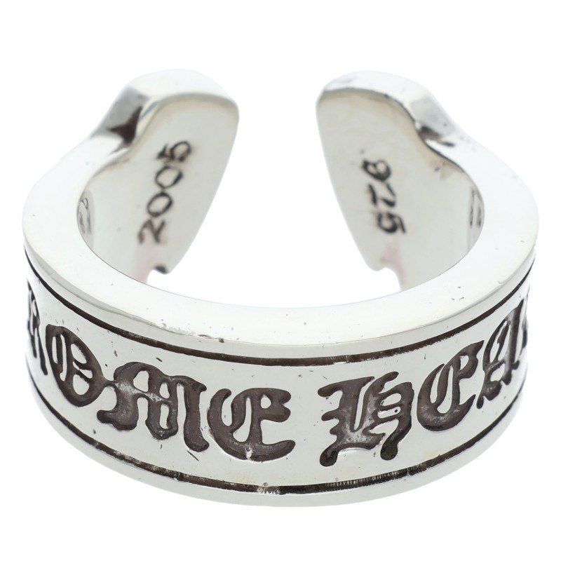 クロムハーツ　スクロールラベルラージリング　20号　スターリングシルバー925 クロムハーツ LG SCROLL LABEL/ラージスクロールラベル シルバーリング