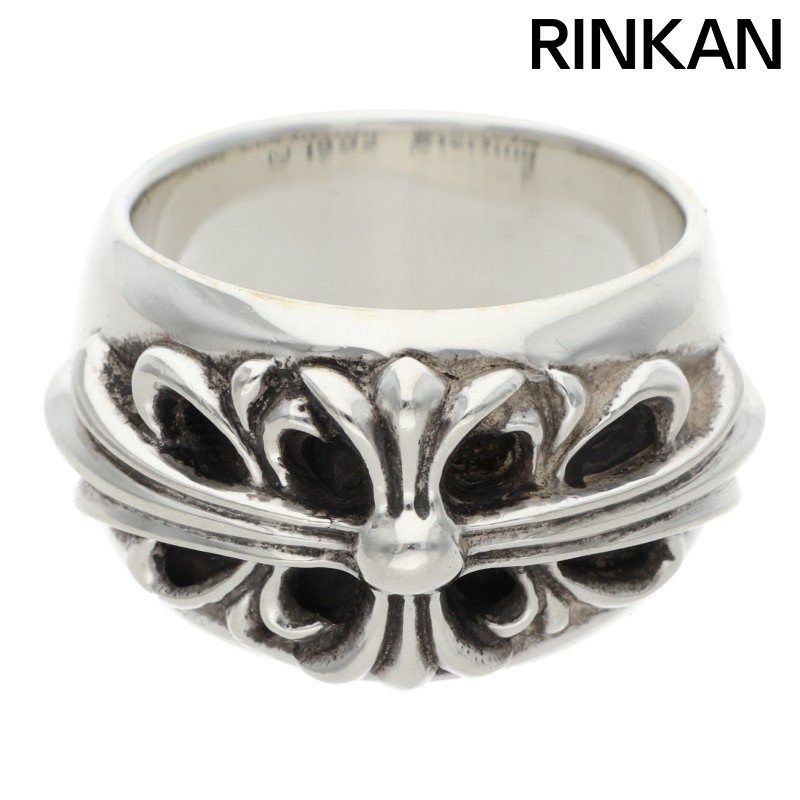 クロムハーツ FLRL CRS フローラルクロス シルバーリング メンズ 13号