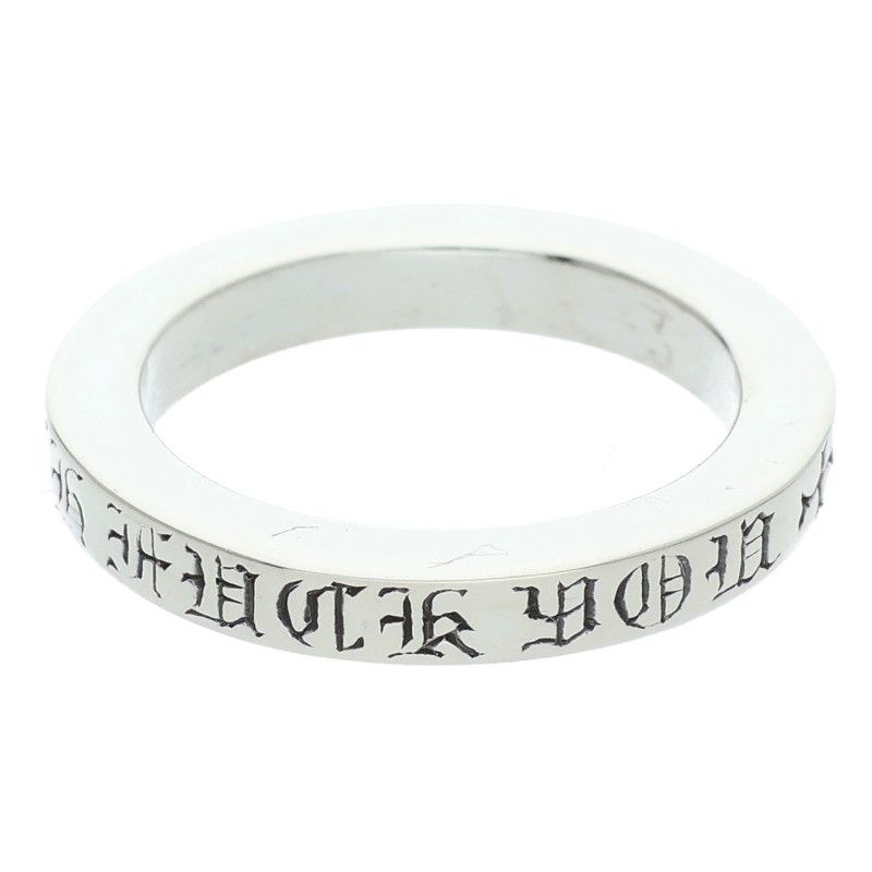 クロムハーツ 3 mm SPACER FUCKYOU mmスペーサーファックユー シルバーリング メンズ 15号