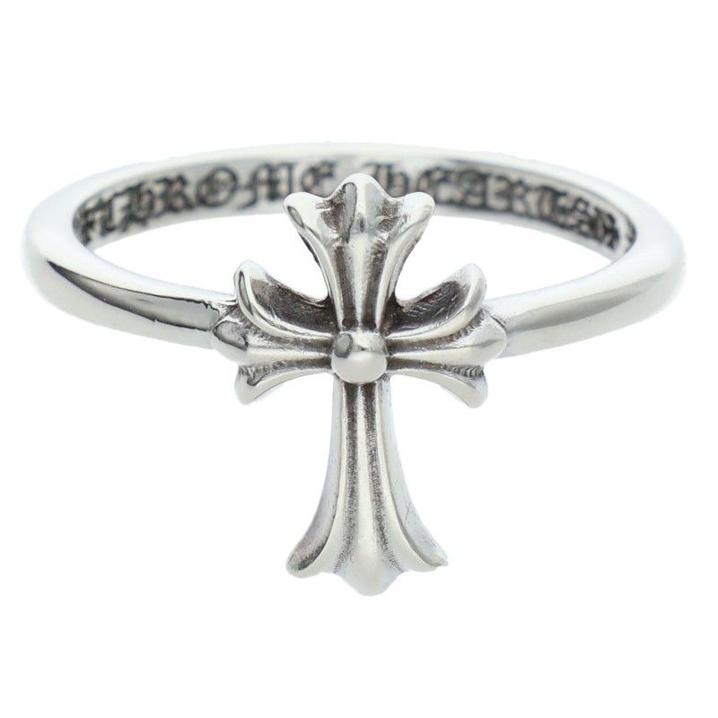 クロムハーツ BUBBLGM CH CRS バブルガムCHクロス シルバーリング メンズ 6号