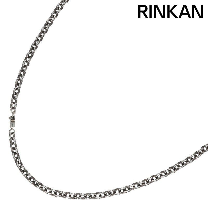 クロムハーツ PAPER CHAIN 30 ペーパーチェーン30 inch シルバーネックレス メンズ