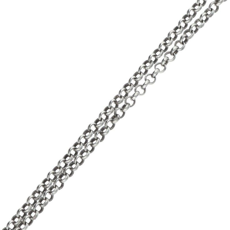 クロムハーツ NECKCHAIN R20/ロールチェーン20inch シルバーネックレス