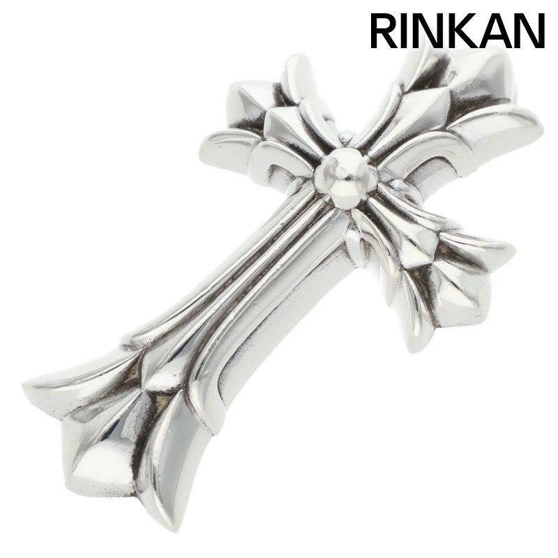 クロムハーツ DBL CH CRS SML スモールダブルCHクロス シルバーネックレストップ メンズ