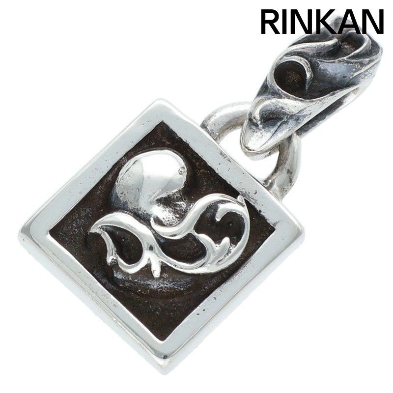 クロムハーツ FRAMED HEART フレームドハート シルバーネックレストップ メンズ