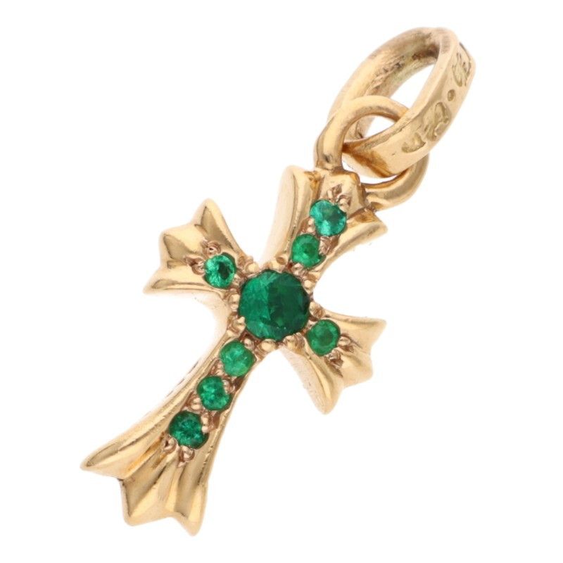 クロムハーツ 22K CRS BBYFAT P/EMRLD/ベイビーファット PAVE