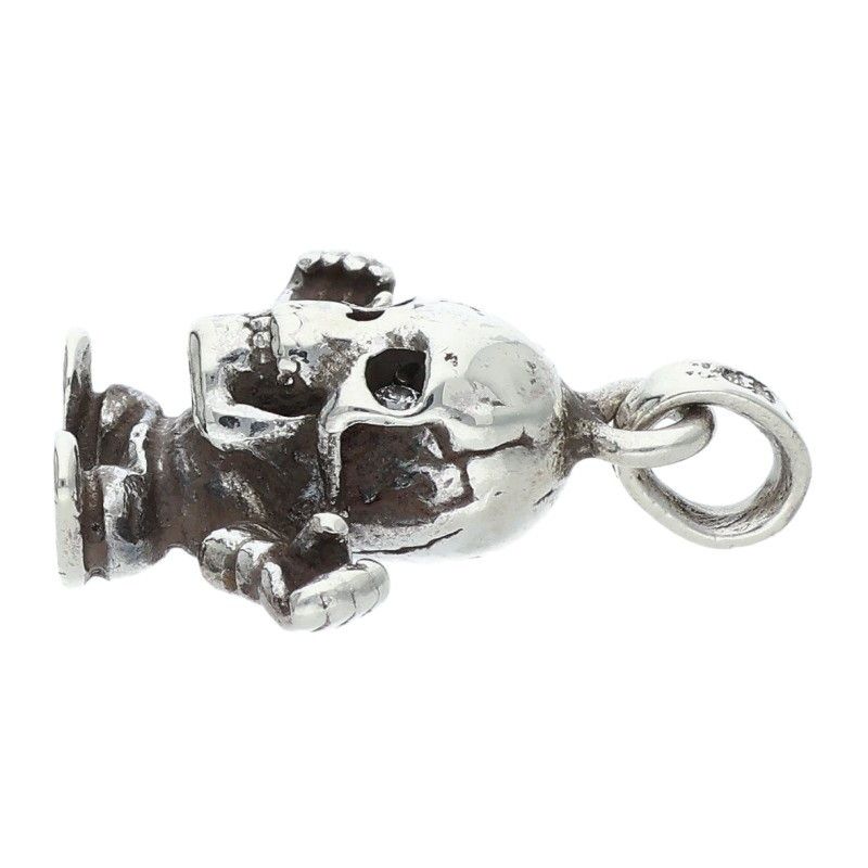 クロムハーツ フォティ ハリスティーター 2ダイヤ シルバー チャーム クロムハーツ FOTI HARRIS TEETER CHARM DIA フォティ ハリスティータ