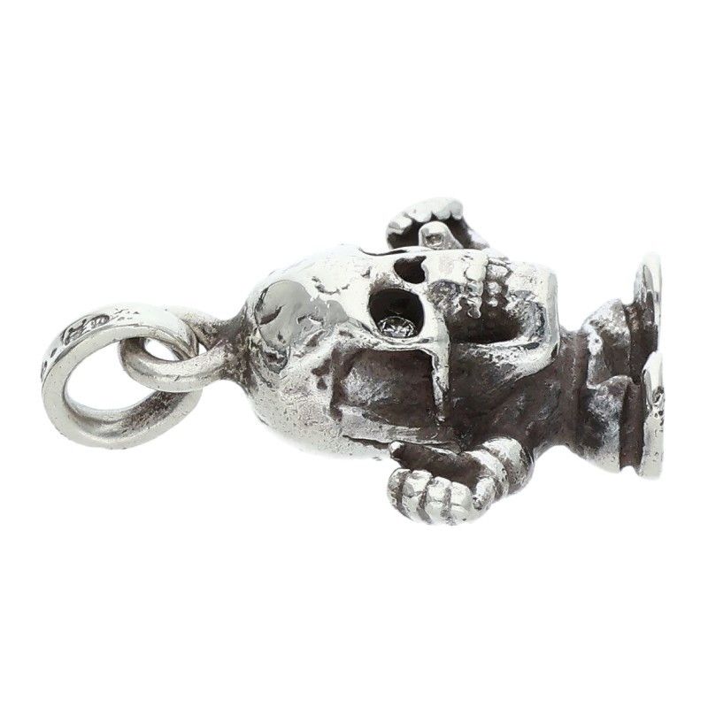 クロムハーツ フォティ ハリスティーター 2ダイヤ シルバー チャーム クロムハーツ FOTI HARRIS TEETER CHARM DIA フォティ ハリスティータ