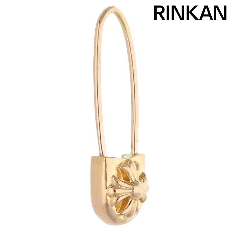 クロムハーツ 22 K SAFETY PIN S Kスモールセーフティピン ゴールドネックレストップ メンズ