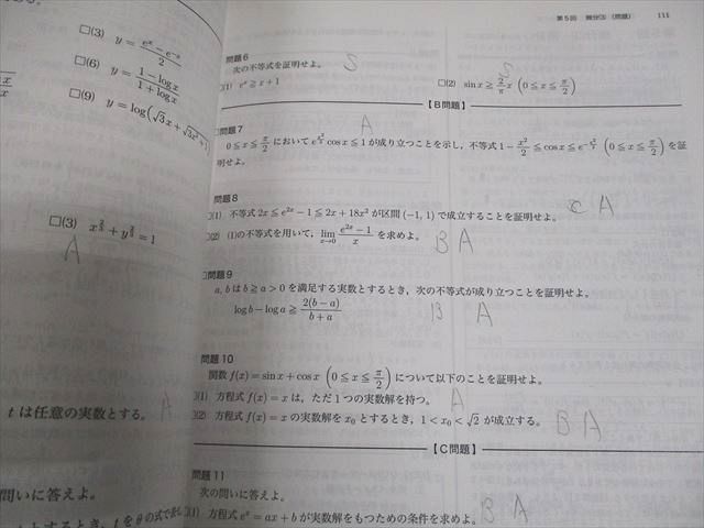 鉄緑会 高2 数III 数学基礎・発展講座III テキスト/問題集 2023 計2冊
