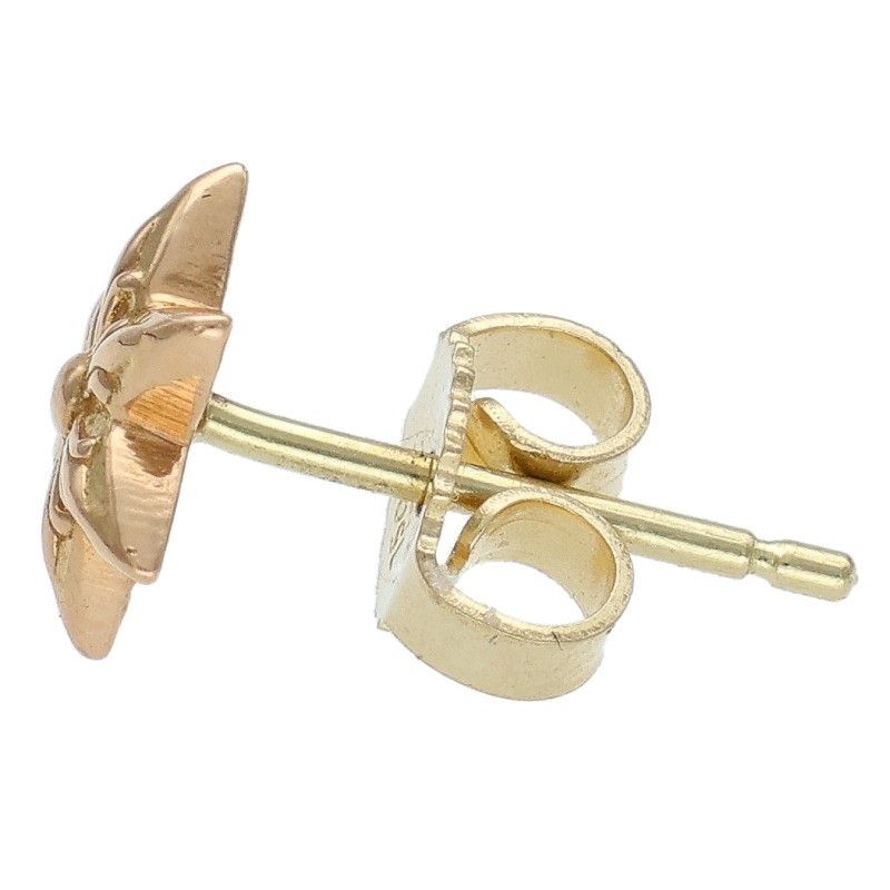 クロムハーツ 22K CO STAR/スタースタッド ゴールドピアス メンズ