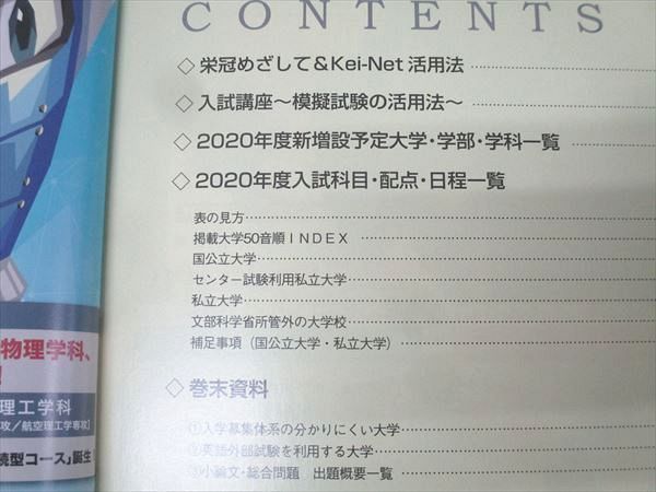 河合塾 栄冠目指して VOL.2 2020年度入試科目・配点・日程一覧