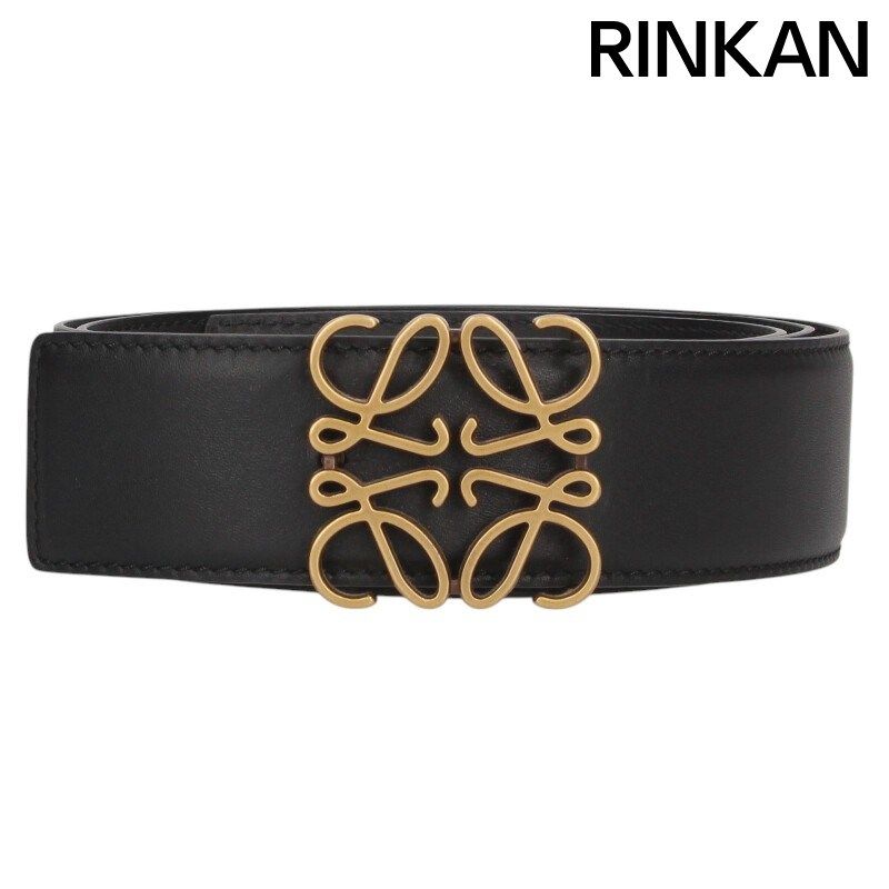 ロエベ アナグラムロゴレザーベルト メンズ 90