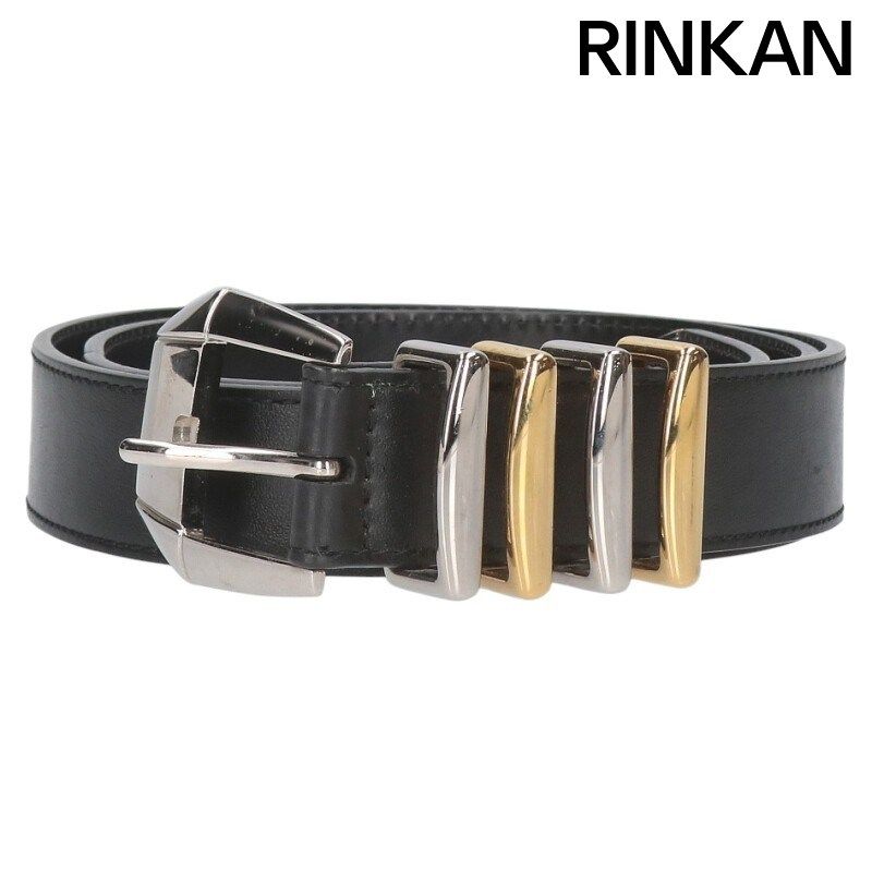 ヴェルサーチェ 1014863 メデューサロゴ4連金具ベルト メンズ