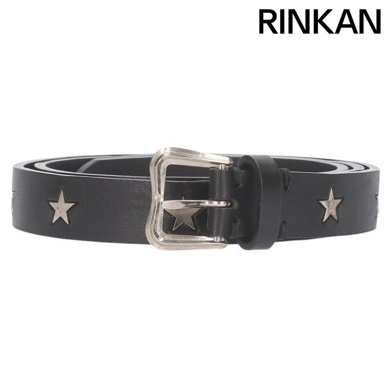 ラグスマックレガー スター装飾レザーベルト メンズ