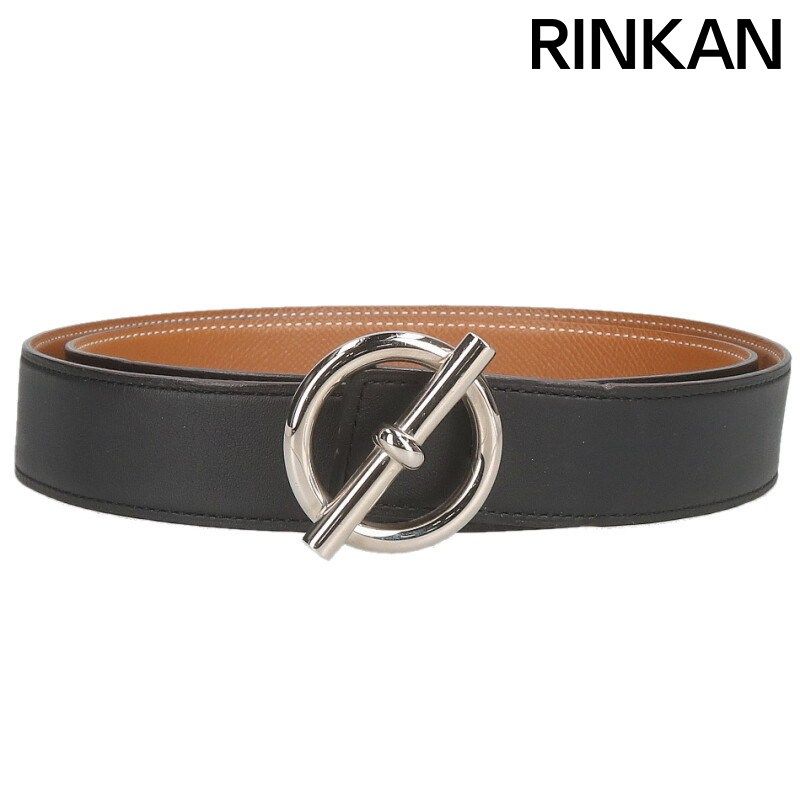 エルメス シェーヌダンクルバックルリバーシブルレザーベルト メンズ