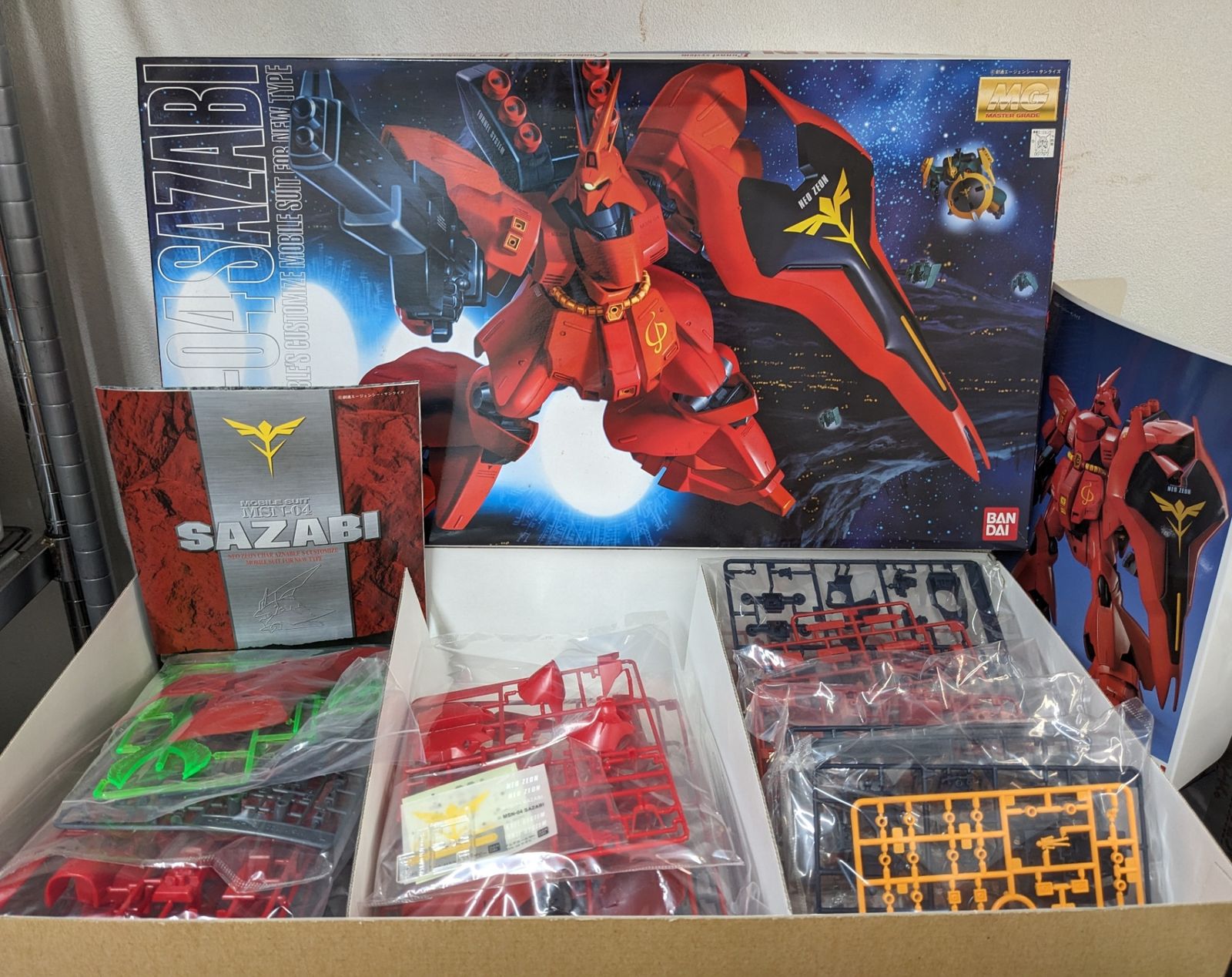 未組立 プラモデル 1 100 MG MSN 04 サザビー 機動戦士ガンダム 逆襲のシャア 0077072