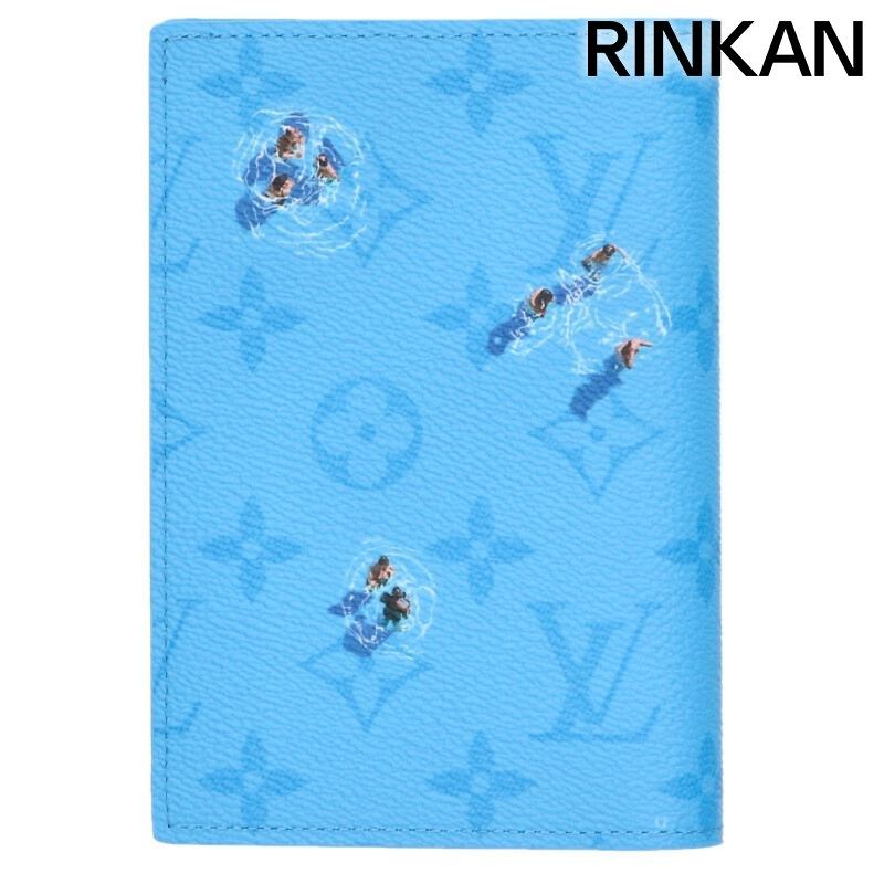 ルイヴィトン M 14876 クーヴェルテュール パスポール モノグラム キャンバスパスポートケース メンズ